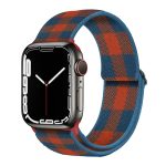 Wholesale Blue Orange Grids Stretchable Nylon Apple Watch Band Starting At $1.24 From CoolWatchBands – Cool Apple Watch Bands – Best Apple Watch Bands – Nice Apple Watch Bands