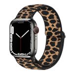 Wholesale Gold Leopard Print Stretchable Nylon Apple Watch Band Starting At $1.24 From CoolWatchBands – Cool Apple Watch Bands – Best Apple Watch Bands – Nice Apple Watch Bands