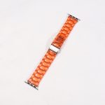 Wholesale Orange Transparent Resin Apple Watch Band Starting At $2.52 From CoolWatchBands – Cool Apple Watch Bands – Best Apple Watch Bands – Nice Apple Watch Bands