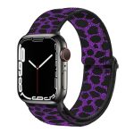 Wholesale Purple Leopard Print Stretchable Nylon Apple Watch Band Starting At $1.24 From CoolWatchBands – Cool Apple Watch Bands – Best Apple Watch Bands – Nice Apple Watch Bands